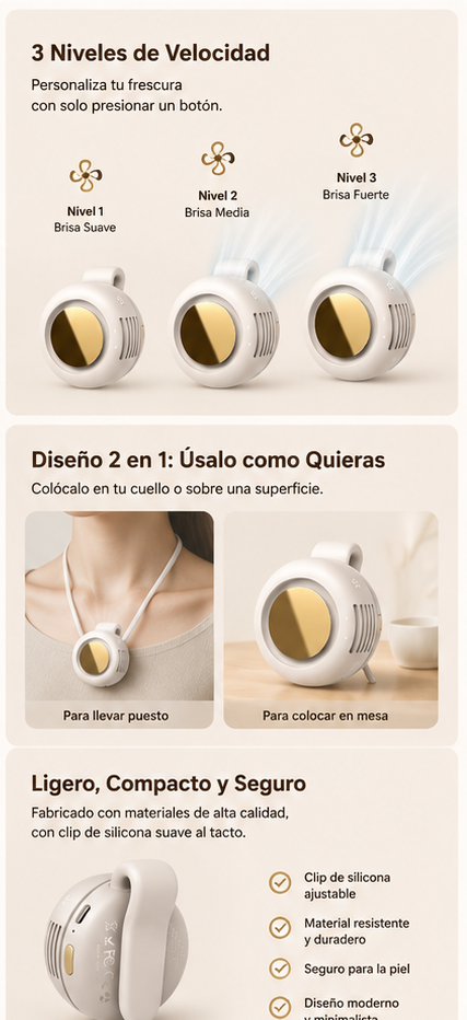 Ventilador ClipAir™ Portátil
