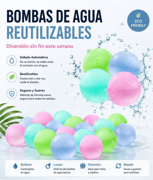 Globos de Agua Reutilizables AquaSplash™