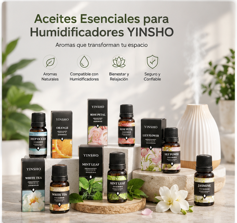 Aceites Esenciales AromaPure™ | 17 Fragancias para Difusores y Humidificadores
