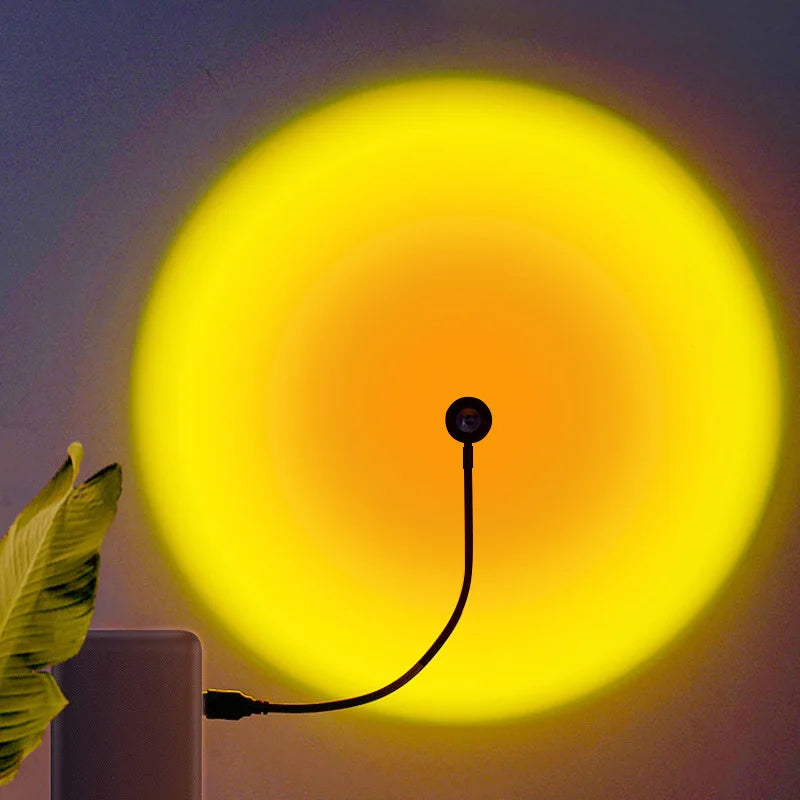 Lámpara Sunset Glow™ Proyector de Atardecer RGB