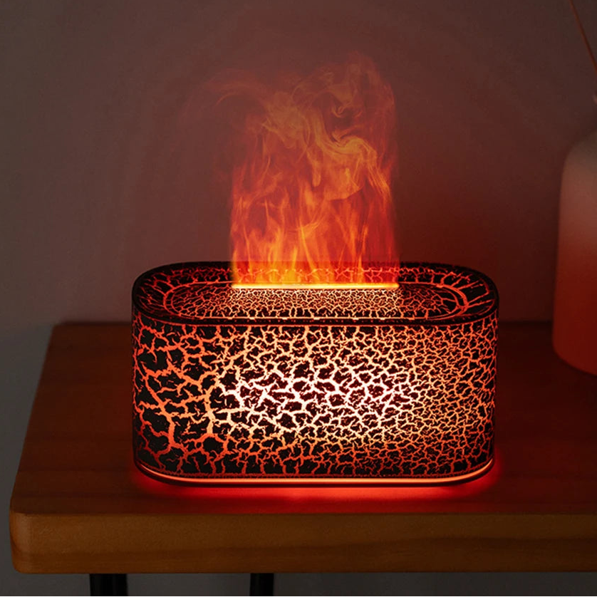 Difusor Efecto Llama RGB™ | Humidificador Ultrasónico con Aromaterapia