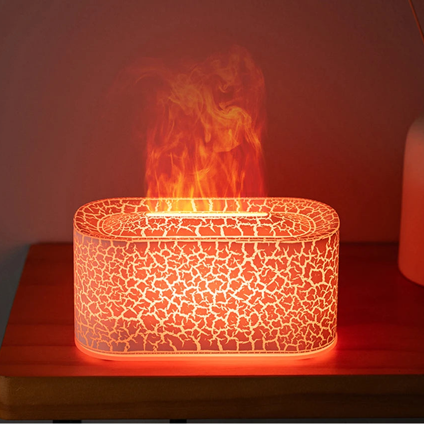 Difusor Efecto Llama RGB™ | Humidificador Ultrasónico con Aromaterapia