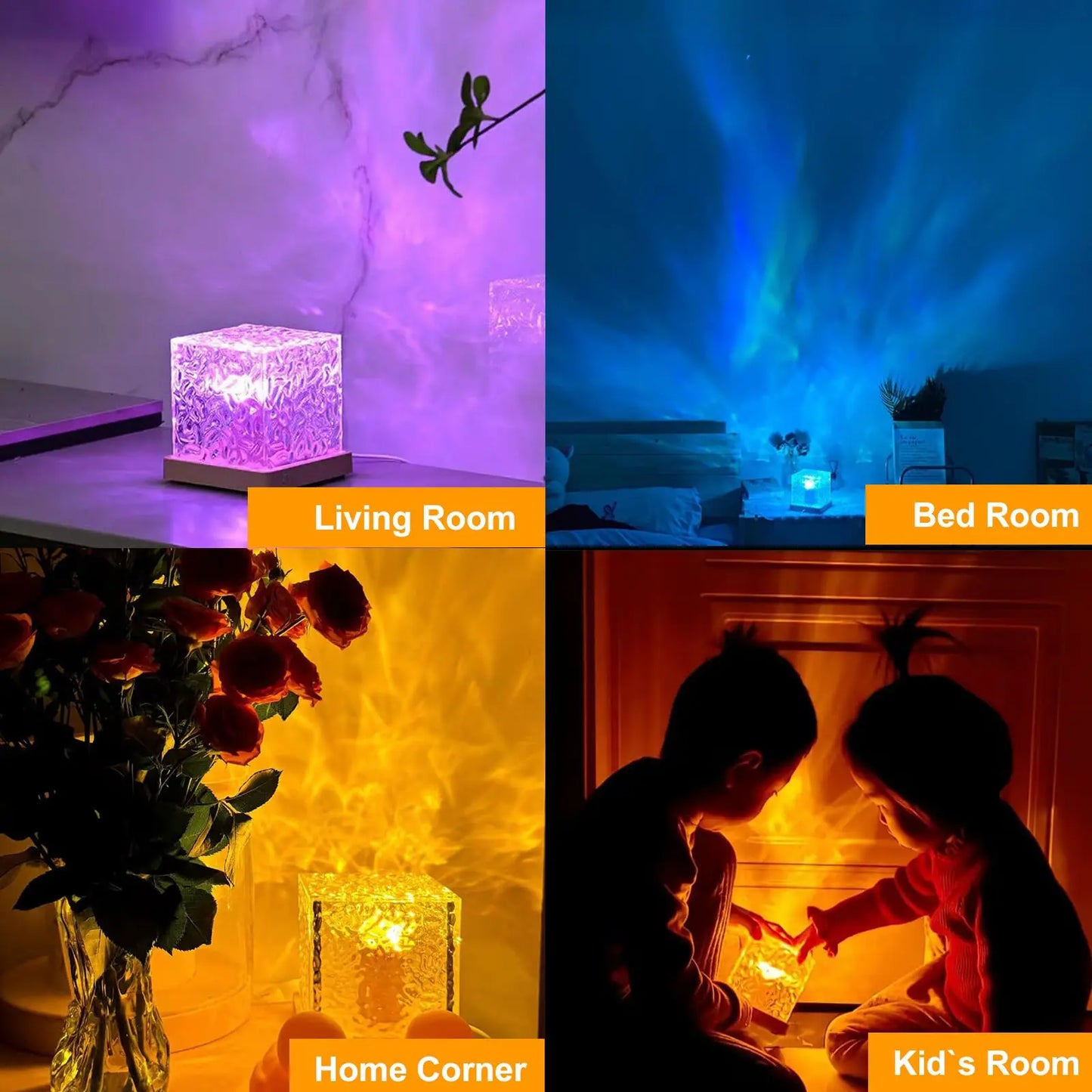 Proyector Aurora Oceánica RGB™ | 16 Colores y Control Remoto