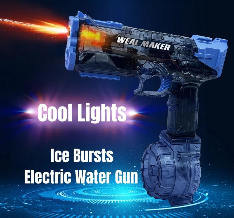 Pistola de Agua Eléctrica AquaBlaster™ | Disparo Automático de Alta Presión