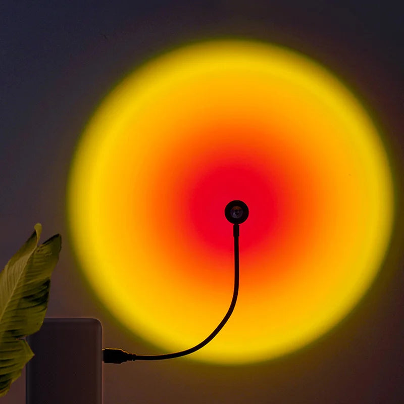 Lámpara Sunset Glow™ Proyector de Atardecer RGB