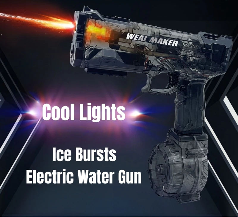 Pistola de Agua Eléctrica AquaBlaster™ | Disparo Automático de Alta Presión