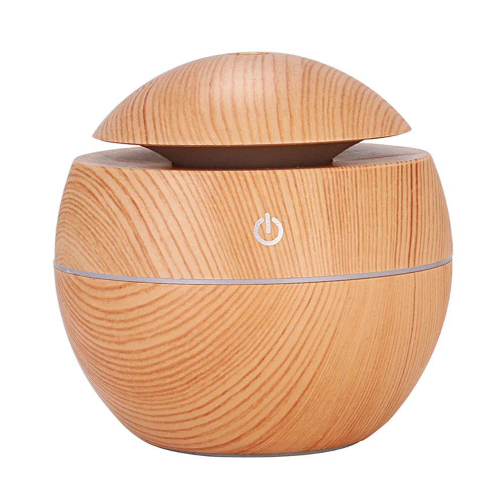 Humidificador WoodMist™ | Difusor Ultrasónico de Aromaterapia con Luz LED