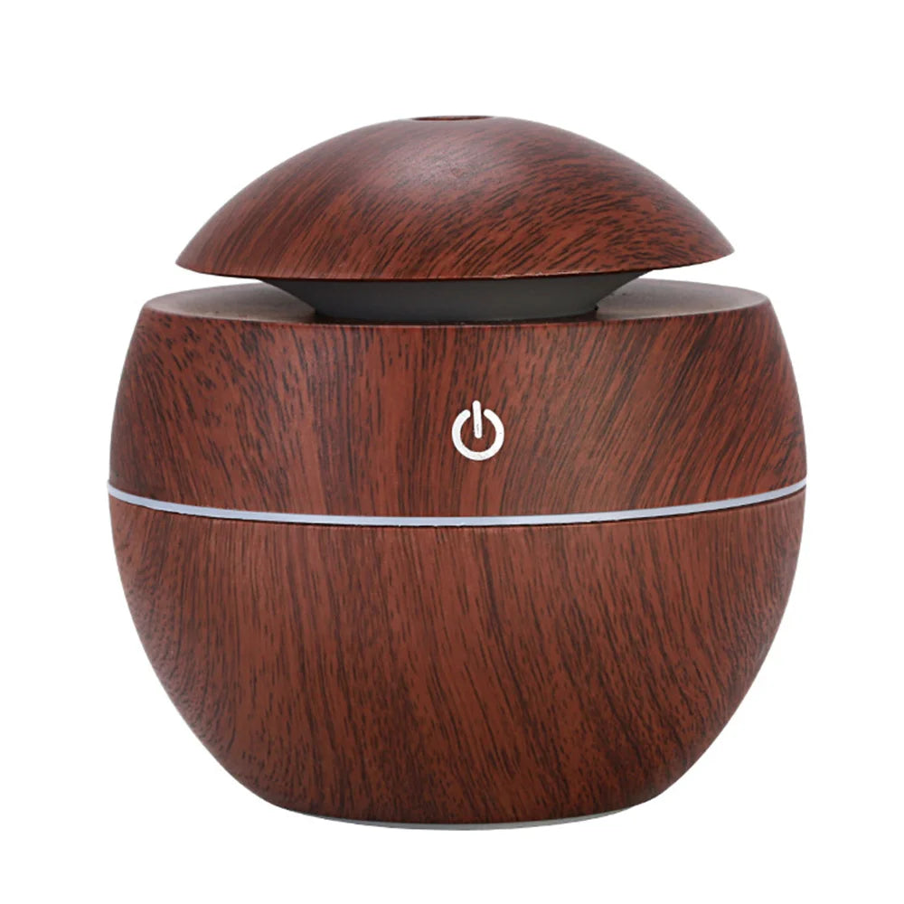 Humidificador WoodMist™ | Difusor Ultrasónico de Aromaterapia con Luz LED