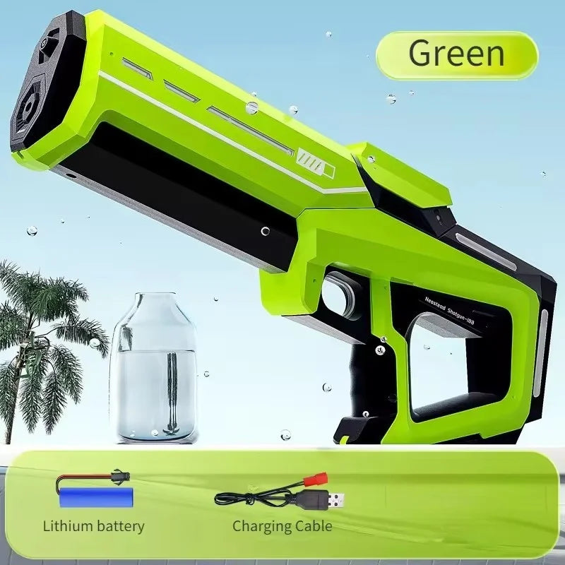 Pistola de Agua Eléctrica HydroForce™ 42 cm | Alta Presión y Recarga Automática